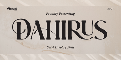 Dahirus Font Poster 1