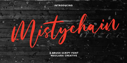 Mistychain Font Poster 1