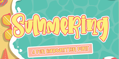 Summering Font Poster 1