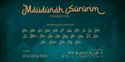 Sururim Maudunah Font Poster 5