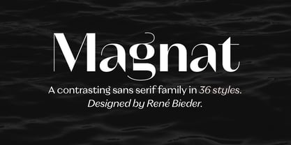 Magnat Font Poster 1