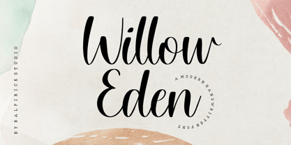 Willow Eden Font Poster 1