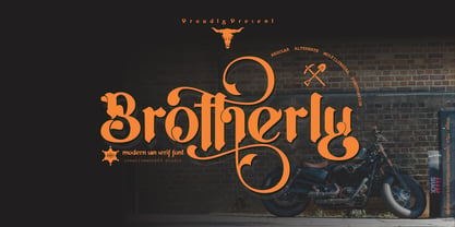 Brotherly Font Poster 1