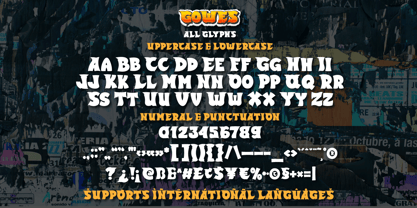 Gowes Font Poster 7