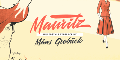 Mauritz Font Poster 1