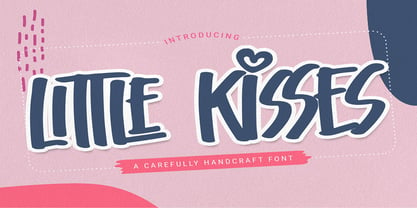 Little Kisses Font Poster 1