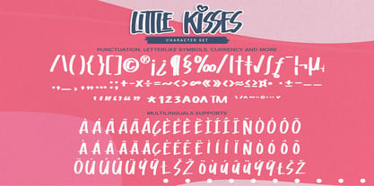 Little Kisses Font Poster 7