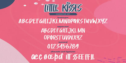 Little Kisses Font Poster 6