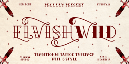Elvishwild Font Poster 1