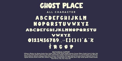 Ghost Place Font Poster 8