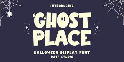 Ghost Place Font Poster 1