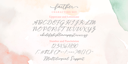 Faither Font Poster 8