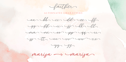 Faither Font Poster 9