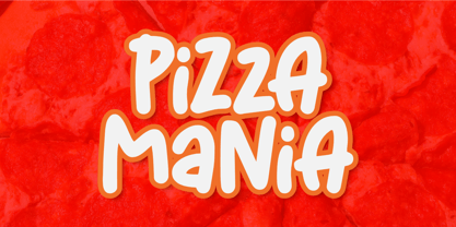 Pizza Mania Font Poster 1