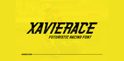 Xavierace Font Poster 1