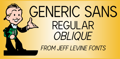 Generic Sans JNL Font Poster 1