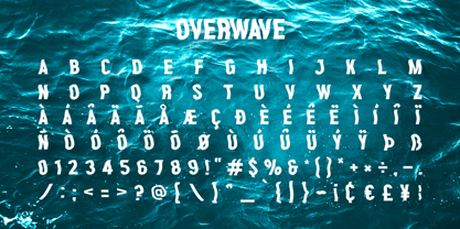 Overwave Font Poster 7