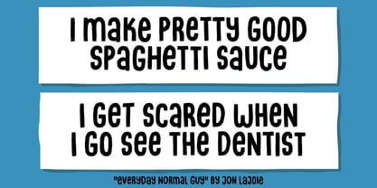 Spicy Note Font Poster 3