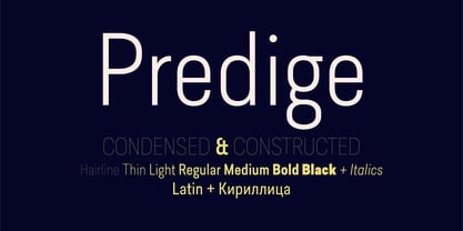 Predige Font Poster 1