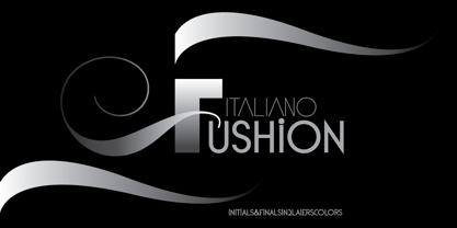 Italiano Fushion Color Font Poster 6