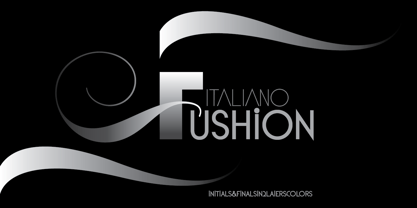 Italiano Fushion Color Fuente Póster 6