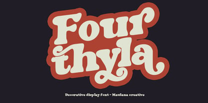Fourthyla Font Poster 1