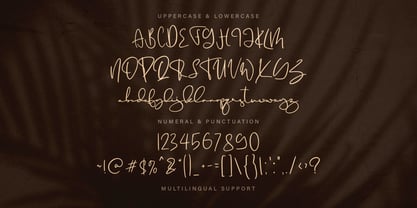Mourning Font Poster 9