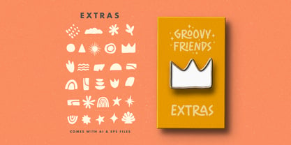 Groovy Friends Font Poster 7