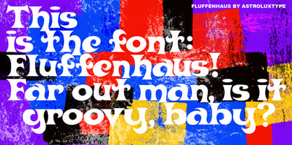 Fluffenhaus Font Poster 3