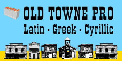 Old Towne Pro Font Poster 1