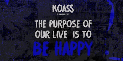 Koass Font Poster 8