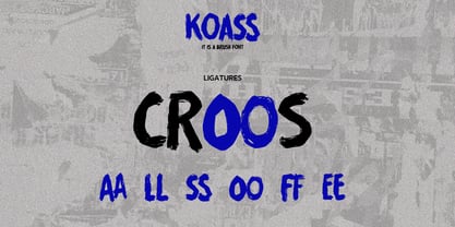 Koass Font Poster 7