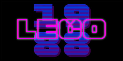 Leco 1988 Font Poster 1