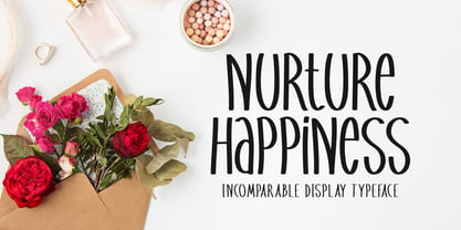 Nurture Happiness Font Poster 1