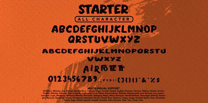 Starter Font Poster 7