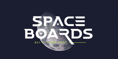 Space Boards Font Poster 1