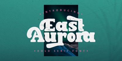 East Aurora Font Poster 1
