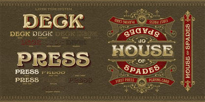 NS Deckpress Font Poster 5