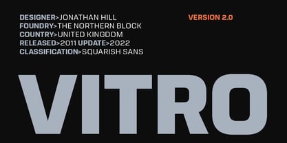 Vitro Font Poster 1