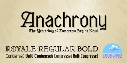 Anachrony Font Poster 1