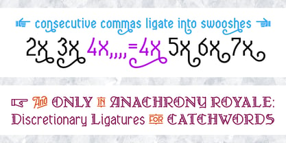 Anachrony Font Poster 9