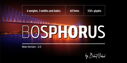 Bosphorus Font Poster 1