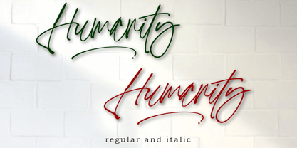 Humanity Font Poster 6
