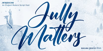 Jully Matters Font Poster 1