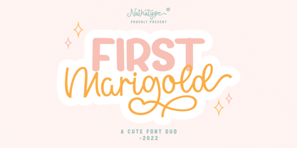 First Marigold Font Poster 1