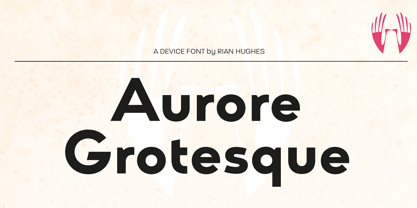 Aurore Grotesque Police Affiche 9
