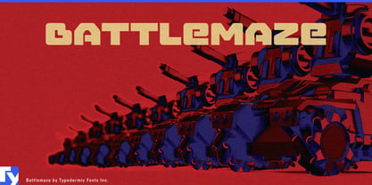 Battlemaze Font Poster 1