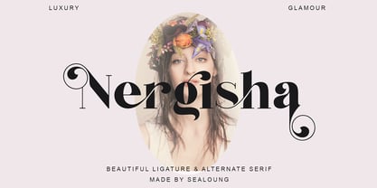 Nergisha Font Poster 1