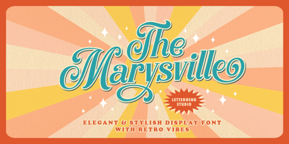 Marysville Font Poster 1