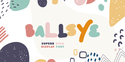 Ballsye Font Poster 1